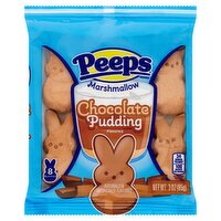 Peeps Chocolate Pudding Flavored Marshmallow Bunnies, 8 count, 3 oz