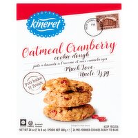 Kineret Oatmeal Cranberry Cookie Dough, 24 count, 24 oz