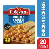 El Monterey Chicken & Cheese Taquitos, 20 count, 20 oz