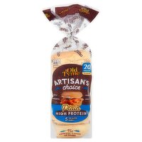 Schmidt Old Tyme Artisan's Choice Plain Pre-Sliced Bagels, 5 count, 17 oz