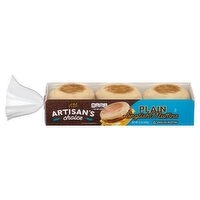 Schmidt Old Tyme Artisan's Choice Plain English Muffins, 6 count, 12 oz