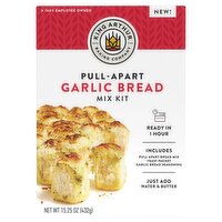 King Arthur Baking Company Pull-Apart Garlic Bread Mix Kit, 15.25 oz