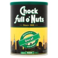 Chock full o'Nuts Heavenly Original Medium Decaf Ground Coffee, 11.0 oz, 11 Ounce