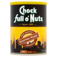 Chock full o'Nuts Mild Gourmet Roast Ground Coffee, 11.0 oz, 11 Ounce