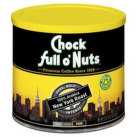Chock full o'Nuts Dark 100% Arabica New York Roast Ground Coffee, 23 oz