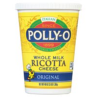 Polly-O Original Whole Milk Ricotta Cheese, 48 oz