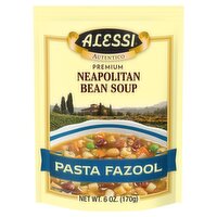 Alessi Pasta Fazool Premium Neapolitan Bean Soup, 6 oz, 6 Ounce