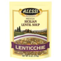 Alessi Premium Sicilian Lentil Soup, 6 oz, 6 Ounce