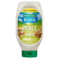 Hidden Valley The Original Ranch Pickle Flavored Ranch Condiment & Dressing, 20 fl oz