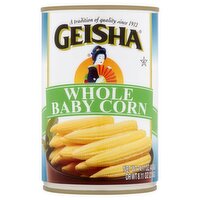 Geisha Whole Baby Corn, 14.11 oz, 14.46 Ounce