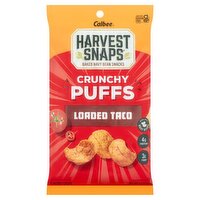 Calbee Harvest Snaps Loaded Taco Crunchy Puffs Flavored Crisps, 4.2 oz
