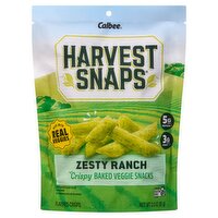 Calbee Harvest Snaps Zesty Ranch Crispy Baked Veggie Snacks, 3.0 oz, 3 Ounce