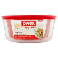 Pyrex Simply Store 4 Cup Glass Storage