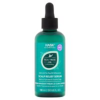 Hask Tea Tree Oil & Rosemary Scalp Relief Serum, 3.3 fl oz