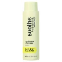 Hask Soothe + Tea Tree Oil & Rosemary Scalp Care Shampoo, 16 fl oz