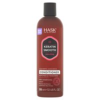 Hask Keratin Smooth Smoothing Conditioner, 12 fl oz