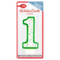 Betty Crocker Numeral 1 Birthday Candle, 1 Each