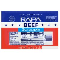 RAPA Scrapple Beef Scrapple, 16 oz