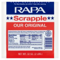 RAPA Scrapple Our Original Scrapple, 32 oz