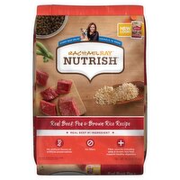 Rachael Ray Nutrish Real Beef Pea & Brown Rice Recipe Natural Food for Adults Dogs, 14 lb