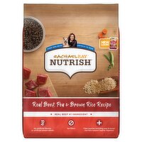 Rachael Ray Nutrish Real Beef, Peas Brown Rice Recipe Natural Food for Dogs, 6 lb