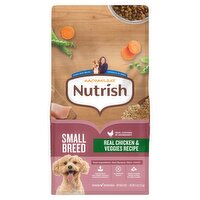 Rachael Ray Nutrish Dry Dog Food Small Breed Real Chicken & Veggies Recipe, 5lb.