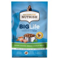 Rachael Ray Nutrish Big Life Savory Chicken, Veggies & Barley Natural Food for Adult Dogs, 14 lb