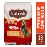 Nutrish Chicken, Salmon, Blueberry & Pumpkin Recipe Everyday Immune Support Dog Food, Adult, 13 lb 