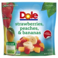 Dole Strawberries, Peaches, & Bananas, 14 oz