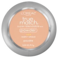 L'Oréal Paris True Match Warm W4 Natural Beige Super-Blendable Powder, 0.33 oz