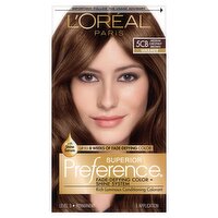 L'Oréal Paris Superior Preference 5CB Medium Chestnut Brown Warmer Haircolor, 1 application