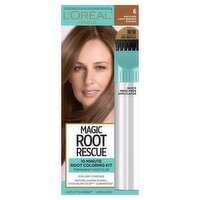 L'Oréal Paris Magic Root Rescue 6 Matches Light Brown Shades Permanent Haircolor, 1 application