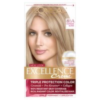 L'Oréal Paris Excellence Creme 8 1/2A Champagne Blonde Level 3 Permanent Haircolor, 1 application