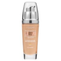 L'Oréal Paris True Match Lumi Warm W6 Sun Beige Healthy Luminous Makeup, 1.0 fl oz