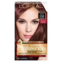 L'Oréal Paris Superior Preference Medium Auburn 5MB Warmer Level 3 Haircolor, 1 application