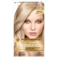 L'Oréal Paris Superior Preference 9A Light Ash Blonde Level 3 Permanent Haircolor, 1 application