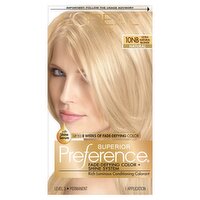 L'Oréal Paris Superior Preference 10NB Ultra Natural Blonde Permanent Haircolor, 1 application