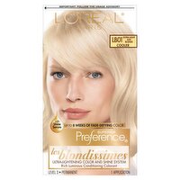 L'Oréal Paris Superior Preference LB01 Extra Light Ash Blonde Permanent Haircolor, 1 application