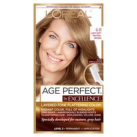 L'Oréal Paris Excellence 6B Light Soft Neutral Brown Permanent Haircolor, 1 application