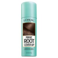 L'Oréal Paris Magic Root Cover Up Medium Brown Temporary Gray Concealer Spray, 2.0 oz, 2 Ounce