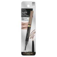 L'Oréal Paris Brow Stylist Shape & Fill 400 Blonde 3-in-1 Triangular Tip Mechanical Pencil, 0.008 oz