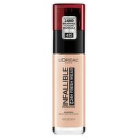 L'Oréal Paris Infallible 415 Rose Ivory Broad Spectrum Foundation Sunscreen, SPF 25, 1.0 fl oz