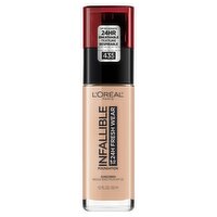 L'Oréal Paris Infallible 435 Rose Vanilla Broad Spectrum Foundation Sunscreen, SPF 25, 1.0 fl oz