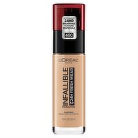 L'Oréal Paris Infallible 460 Golden Beige Broad Spectrum Foundation Sunscreen, SPF 25, 1.0 fl oz