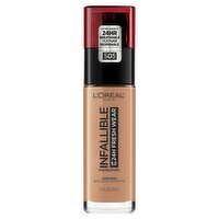 L'Oréal Paris Infallible 505 Toffee Broad Spectrum Foundation Sunscreen, SPF 25, 1.0 fl oz