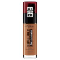 L'Oréal Paris Infallible 515 Copper Broad Spectrum Foundation Sunscreen, SPF 25, 1.0 fl oz