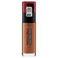 L'Oréal Paris Infallible 520 Sienna Broad Spectrum Foundation Sunscreen, SPF 25, 1.0 fl oz