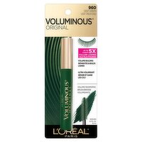 L'Oréal Paris Voluminous Original 960 Deep Green Mascara, 0.27 fl oz