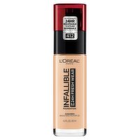 L'Oréal Paris Infallible 412 Warm Ivory Broad Spectrum Foundation Sunscreen, SPF 25, 1.0 fl oz