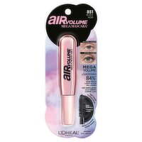 L'Oreal Paris Air Volume Mega Mascara, Lightweight Mega Volume Washable, Black, 0.3 fl. oz.